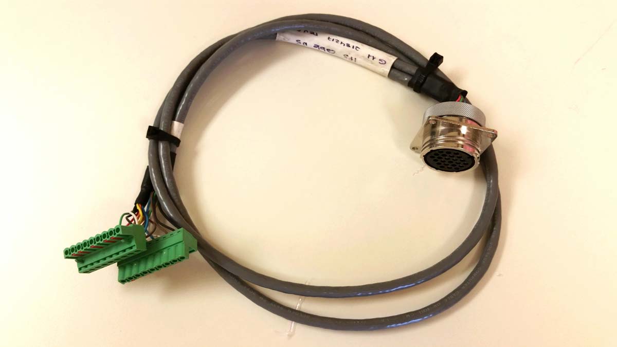 IPS Cable N2 850mm: MUX Brd. to Gantry Connect. Panel (Connectors BF3 & G13)